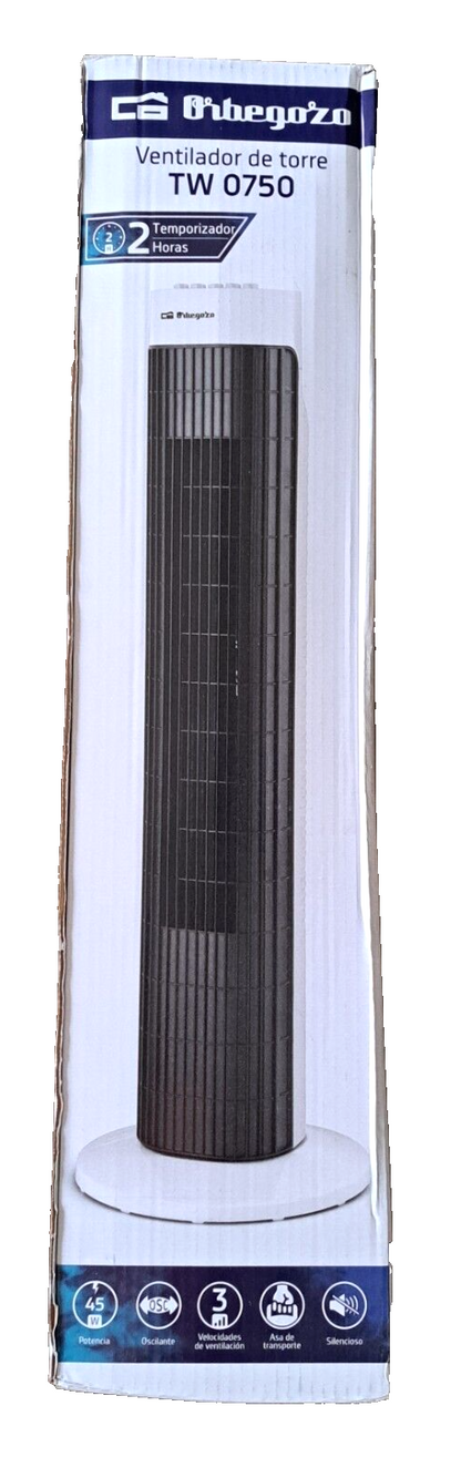 Orbegozo TW0750 Ventilator Tisch Stand 2in1 Sommer Kühlventilator leise