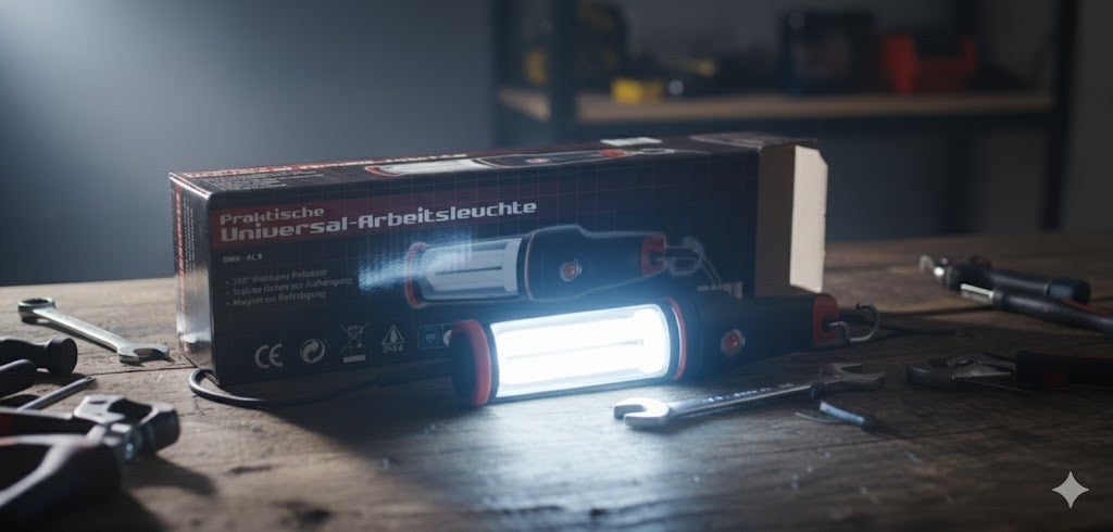DMV-AL9 Universal LED Arbeitsleuchte – Praktische Werkstattlampe