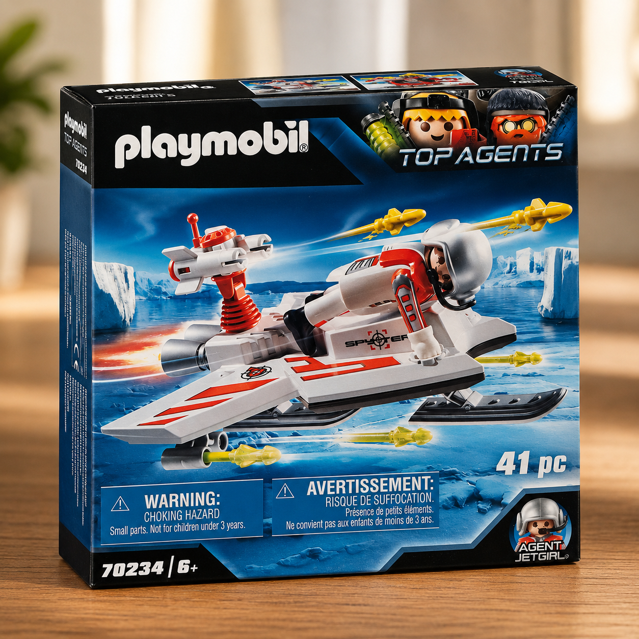 Playmobil 70234 Top Agents Spy Team Fluggleiter Spielset