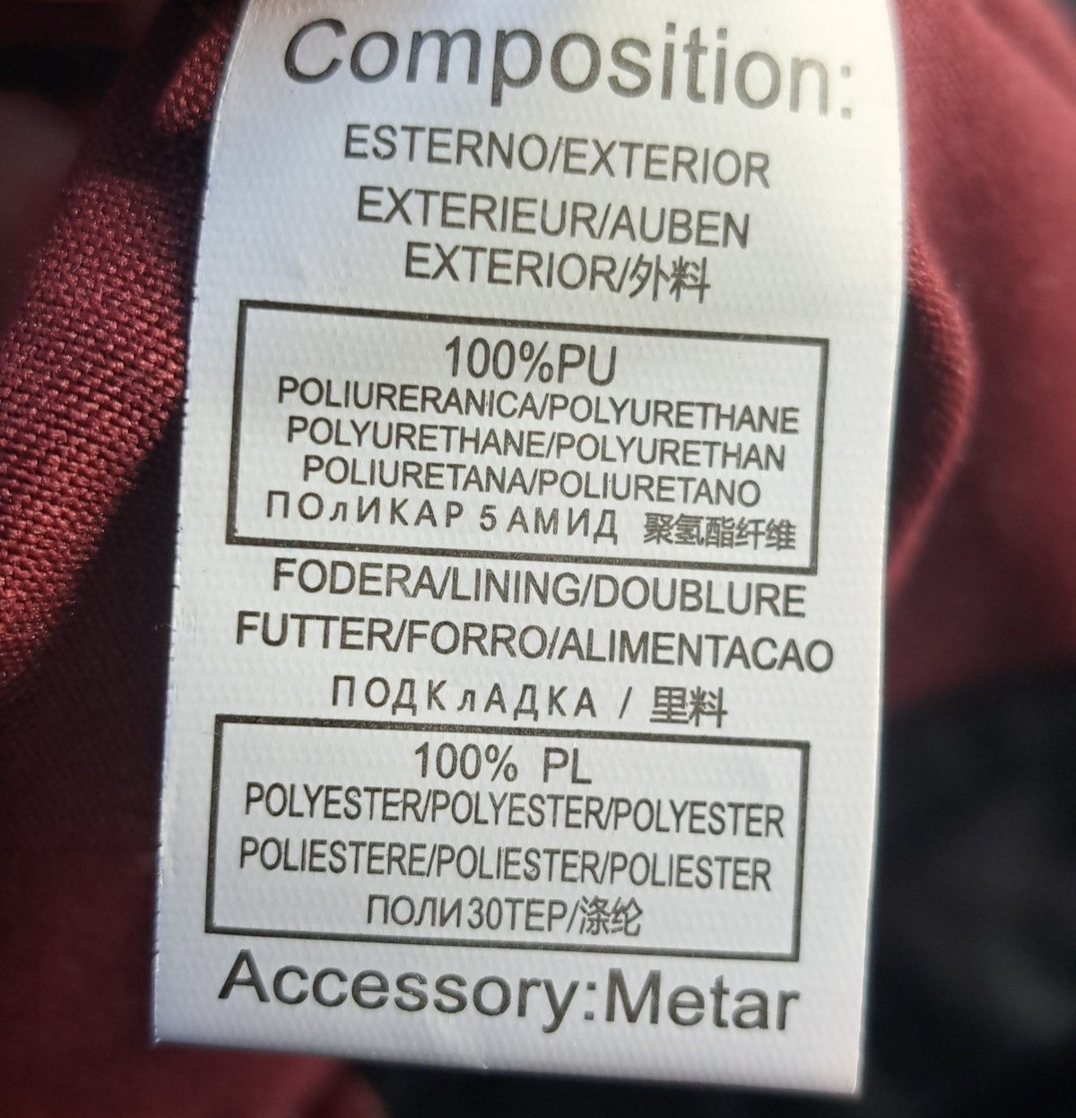 Handtasche Polyester, Damentasche, Rucksack, Reißverschluss