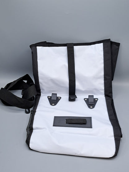 FISCHER Fahrradtasche 18L Gepäckträger Tasche wasserdicht Weiß