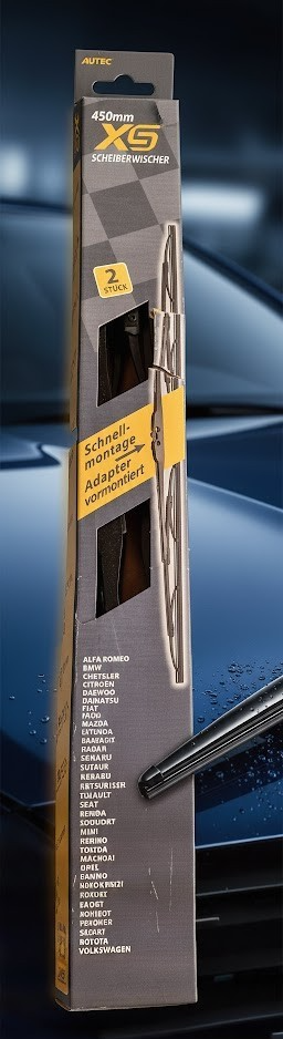 Auto XS 2x Scheibenwischer 450 mm Wischerblätter Auto Frontscheibe