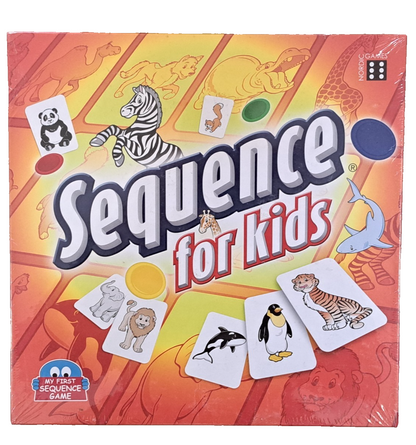 Gesellschaftsspiel für Kinder "SEQUENCE FOR KIDS" Neu!