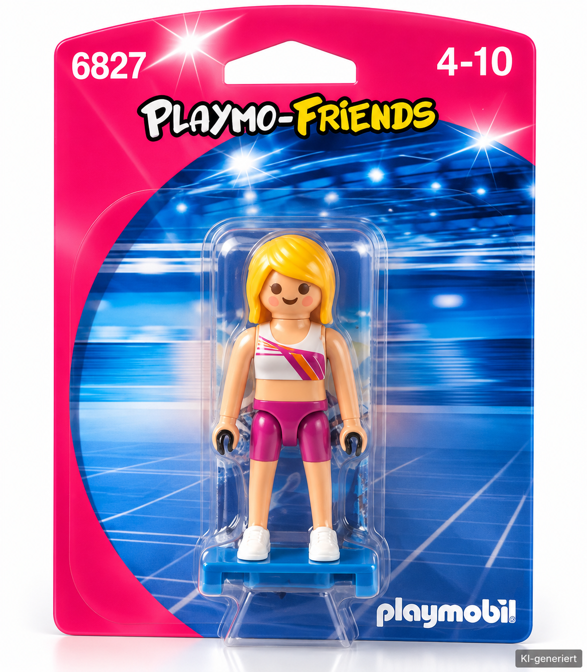 PLAYMOBIL 6827 Playmo-Friends Sportlerin Fitness Figur mit Stepper