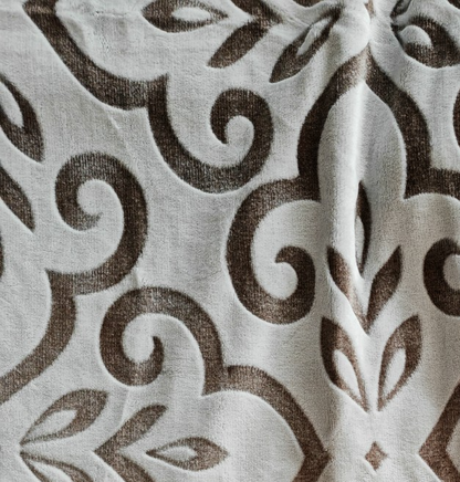 MONT CHALET Wendebettwäsche 3D Ornamente Chinchilla Doppelbett 6tlg QVC F4