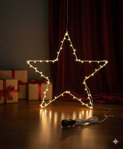 Tchibo LED-Stern 665510 – IP44 Außen & Innen Deko, Weihnachtsbeleuchtung