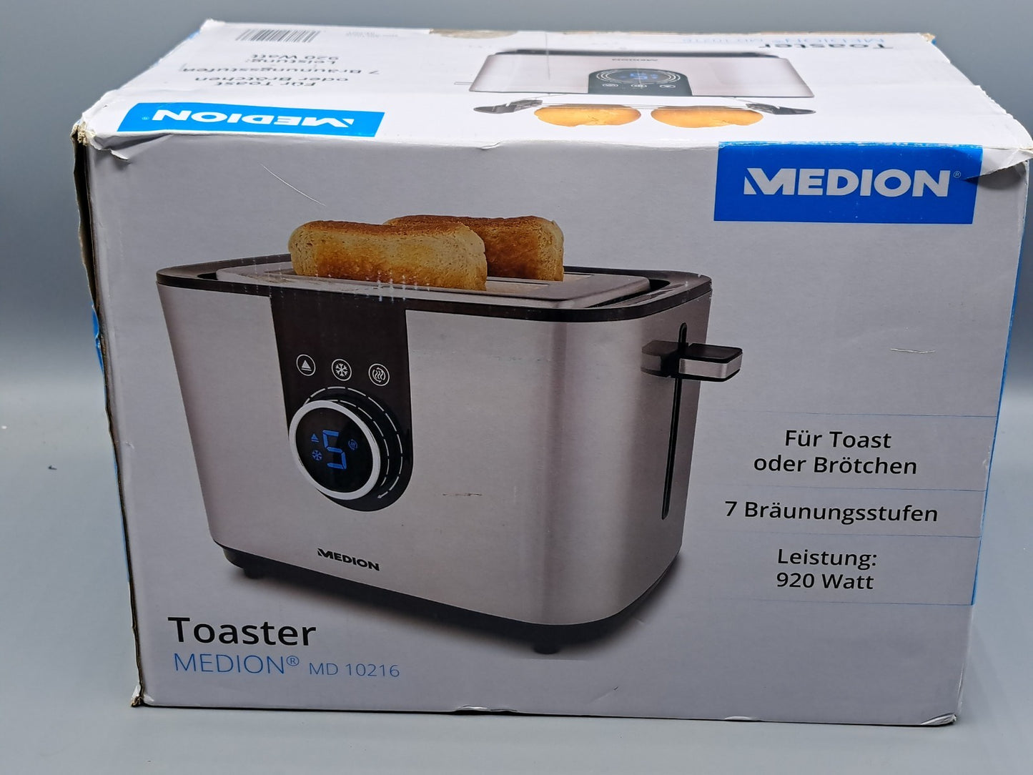 Medion Toaster MD 10216, 7 Bräunungsstufen