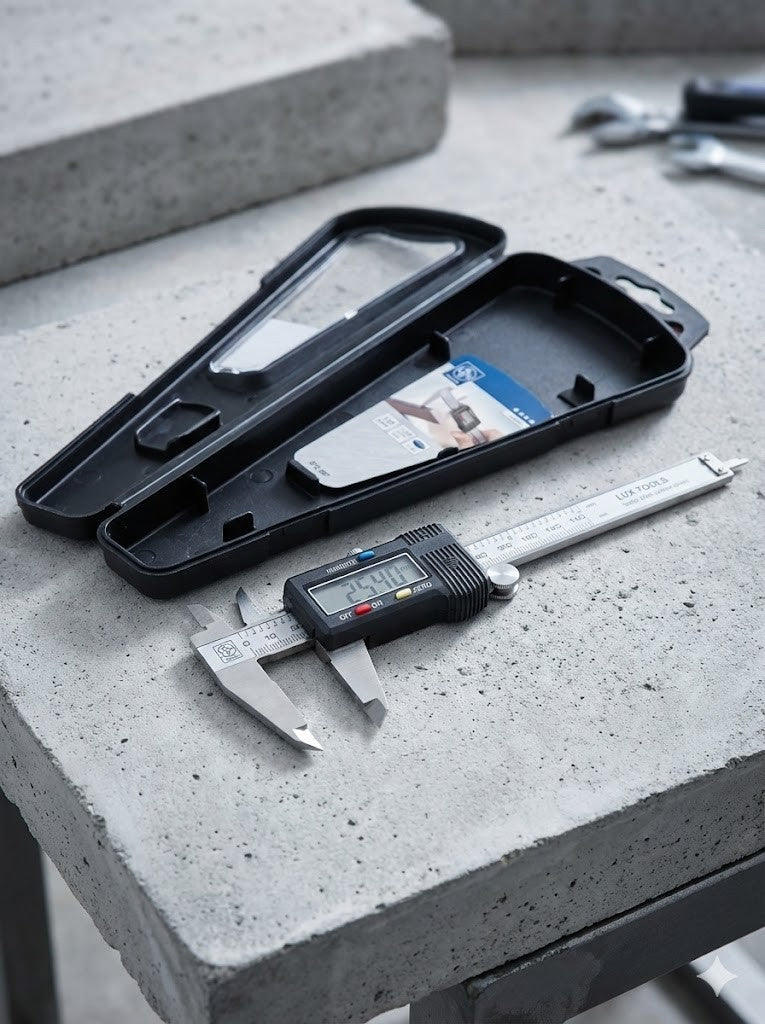 LUX-TOOLS Digitale Schieblehre 150 mm Comfort | Messschieber