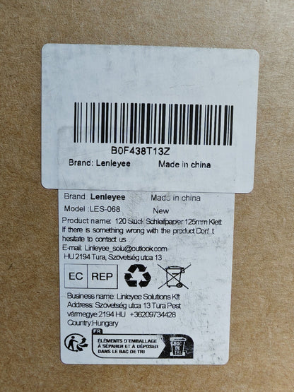 Schleifpapier 120 Stück 125mm Klett Exzenterschleifer Schleifscheiben
