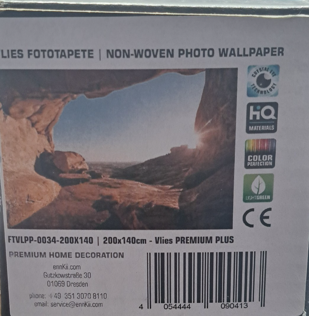 EnnKii Fototapete 200x140cm Vlies Premium Plus, Modern