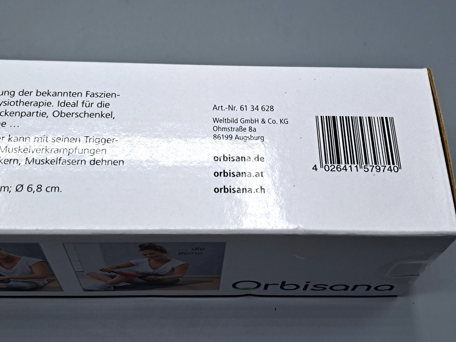Orbisana Faszien Massageroller 3-in-1 - Entspannung, Erholung, Sport