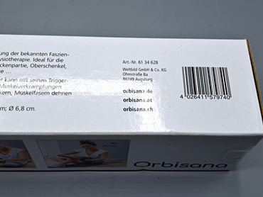 Orbisana Faszien Massageroller 3-in-1 - Entspannung, Erholung, Sport