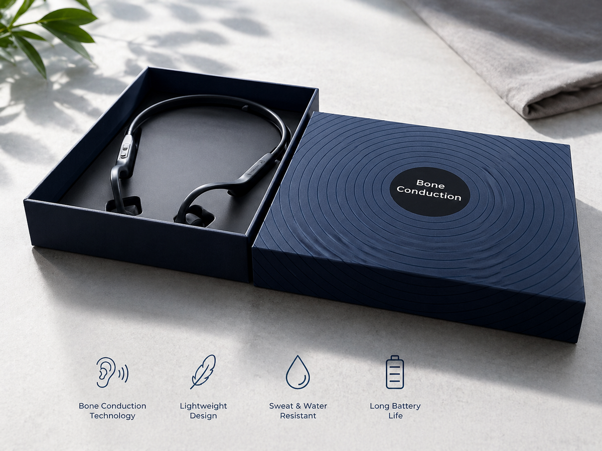 X6 Knochenschall Kopfhörer Bluetooth 32GB IPX8 Open Ear Sport Schwimmen A-08