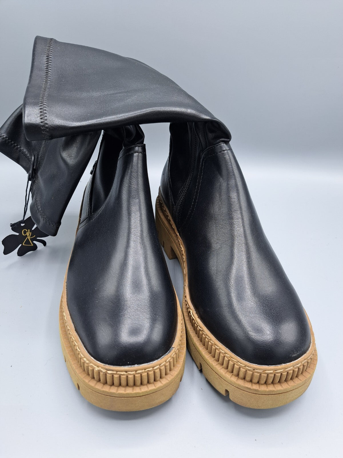 Marco Tozzi Damen Stiefel Schwarz Gr. 38 Schuhe Boots