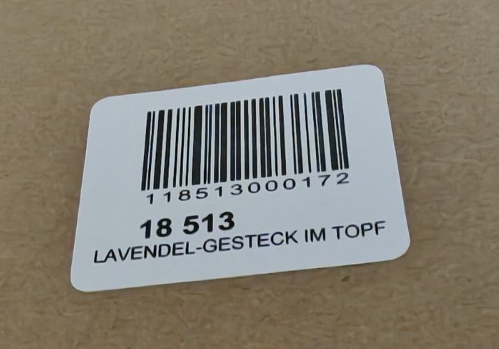 Lavendel Gesteck im Topf Kunstblumen 43 cm Deko Pflanze Vintage Landhaus E7