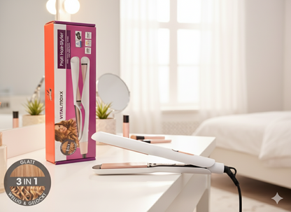 Lockenstab VITALmaxx Profi Hair Styler Locken- und Glättungsfunktion