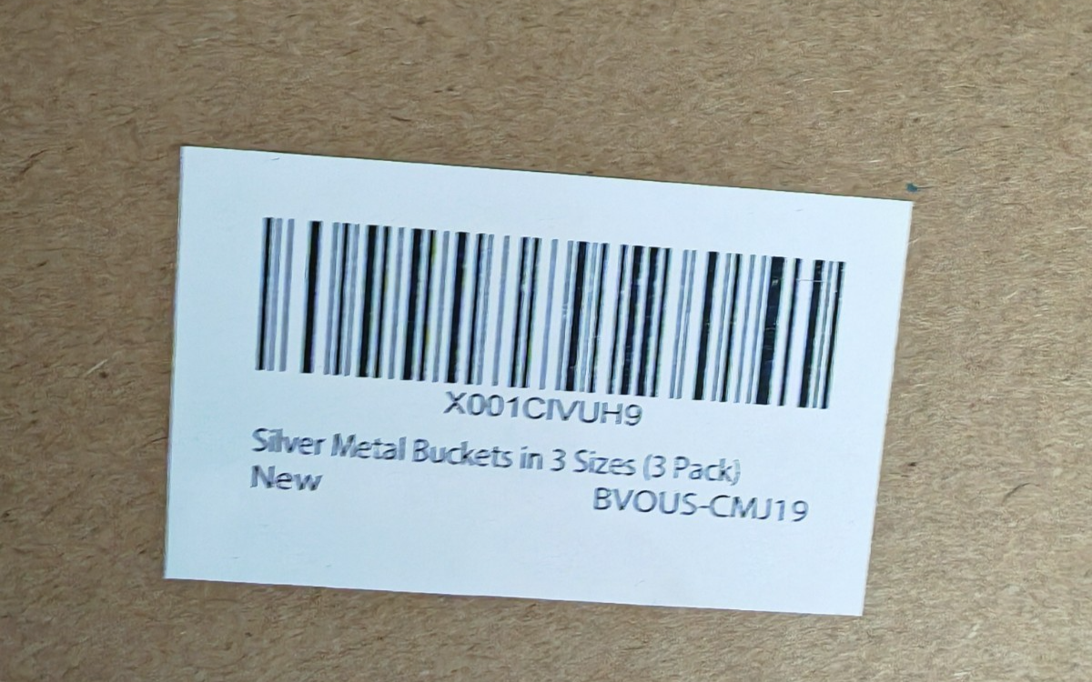 Belle Vous Mini Eimer 3er Set Verzinkt Silber Blumentopf Übertopf Deko Eimer F5