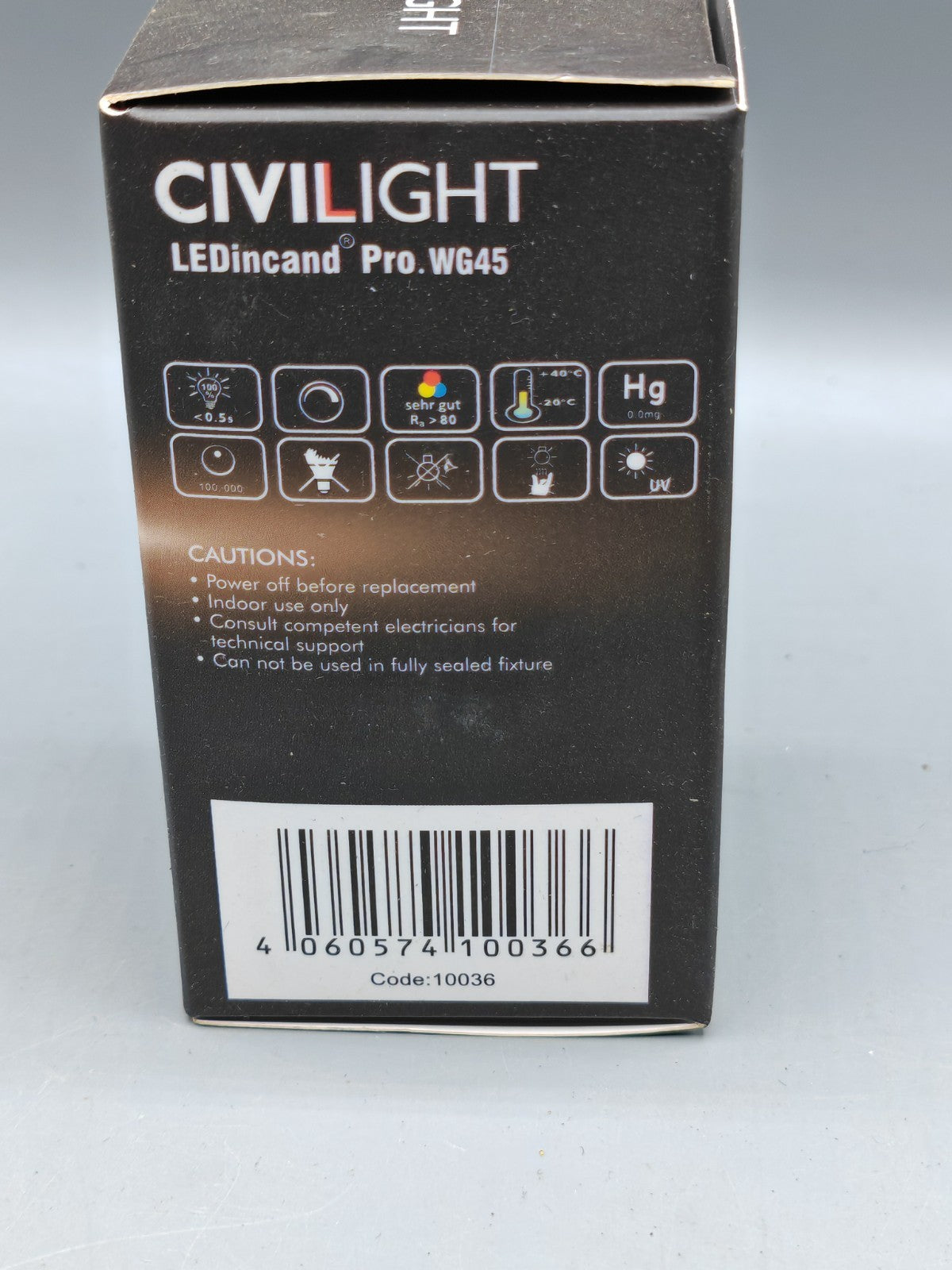 Civilight LEDincand Pro WG45, 40W, 400 Lumen, 2700K