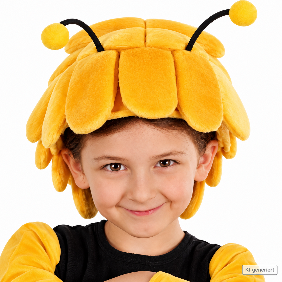 Die Biene Maja Kopfbedeckung Kinder Plüsch Kostüm Karneval Fasching Maskworld G