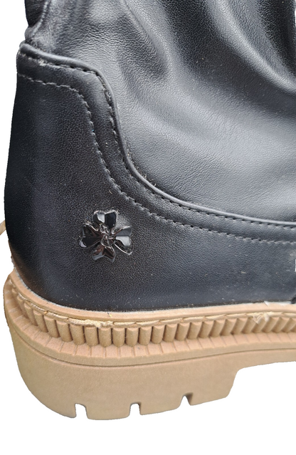 Marco Tozzi by Guido Maria Kretschmer Damen Stiefel Schwarz Gr. 38 Plateau