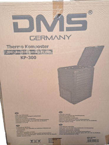 DMS KP-300 Gartenkomposter Thermokomposter Kompostbehälter  Kompost 300 Liter
