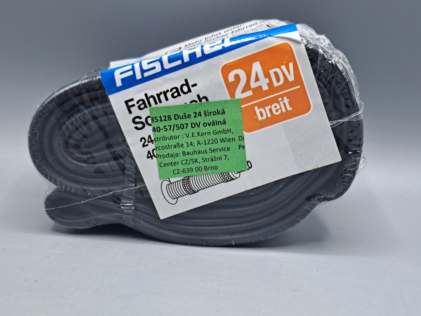 Fischer Fahrradschlauch 24 Zoll DV breit Fahrrad Tube Reifen Schlauch
