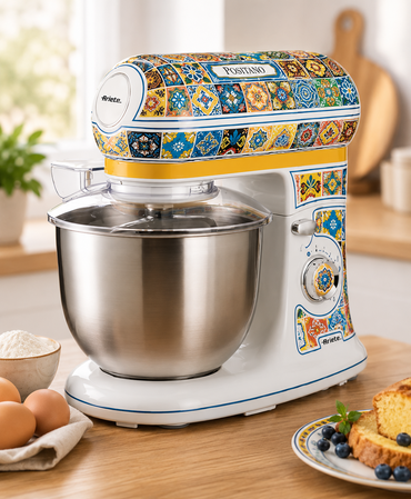 Ariete 1588 Positano Küchenmaschine 5,5L 2400W Edelstahl Rührmaschine Kneten C3