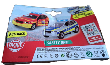 Dickie Toys - Safety Unit Einsatzfahrzeug - 1:36 - 1 Stück  STRAZ
