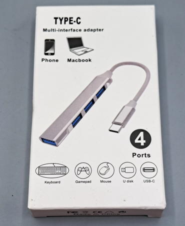Type-C, Multi-Interface Adapter, 4 Ports Amazon