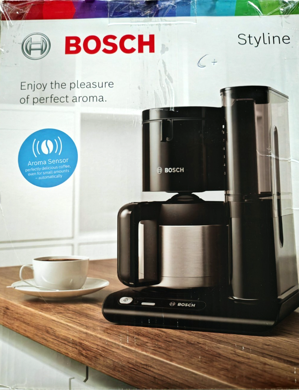 Bosch Styline TKA8A053 Kaffeemaschine Thermokanne AromaSensor 1100W B-03