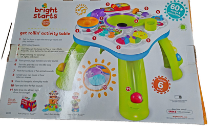 Bright Starts Spieltisch Having a Ball Get Rollin 4 Sprachen Musik Lernspiel