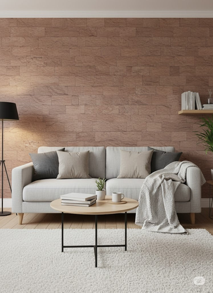 EnnKii Fototapete 400x280cm Vlies Premium Plus, Steinoptik