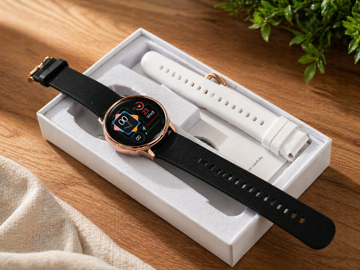 Nemheng Smartwatch Android iOS Fitness Uhr Tracker Puls Bluetooth