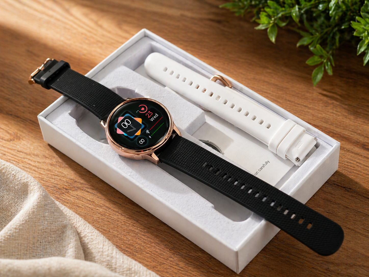 Nemheng Smartwatch Android iOS Fitness Uhr Tracker Puls Bluetooth