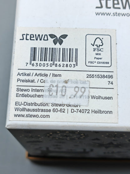 Stewo 4x Geschenkbox Set, 11x11x12 cm