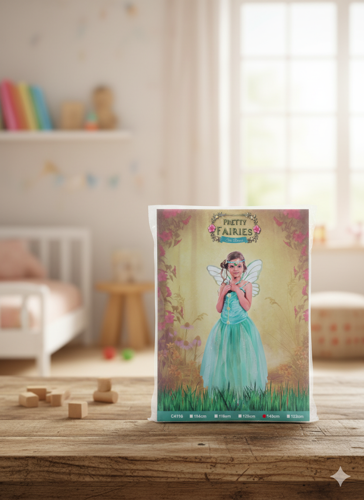 Bezaubernde Waldelfe Lilly Kinderkostüm, Größe 140