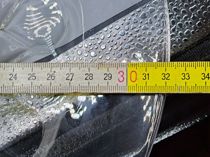 Antiquität Glasschalen 2er Set 32cm 29cm Vintage Deko Schüsseln