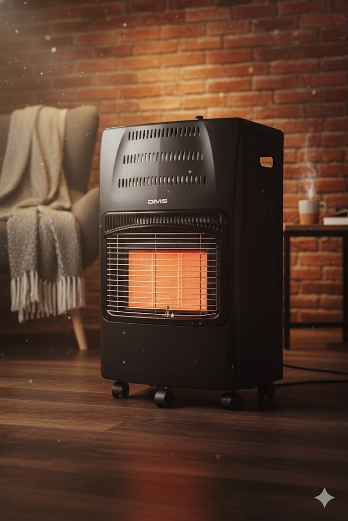 DMS® Gasheizofen 4200W – Gasheizung Infrarot Heizgerät Gasheizer ✅