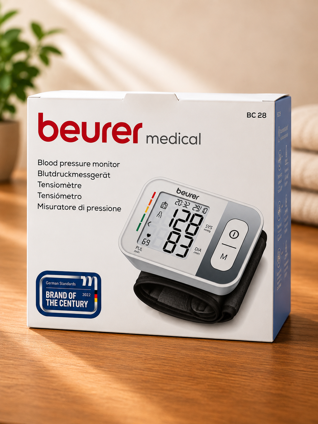 Beurer Blutdruckmessgerät BC28 Blutdruckmesser Pulsmessung Digital Gerät C-01