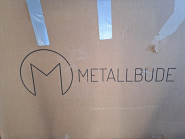 Metallbude Handtuchständer Delaya weiß
