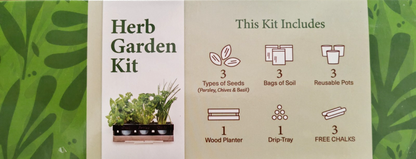 Viridescent Herb Garden Kit Kräutergarten Anzuchtset Kräuter Set Indoor B6