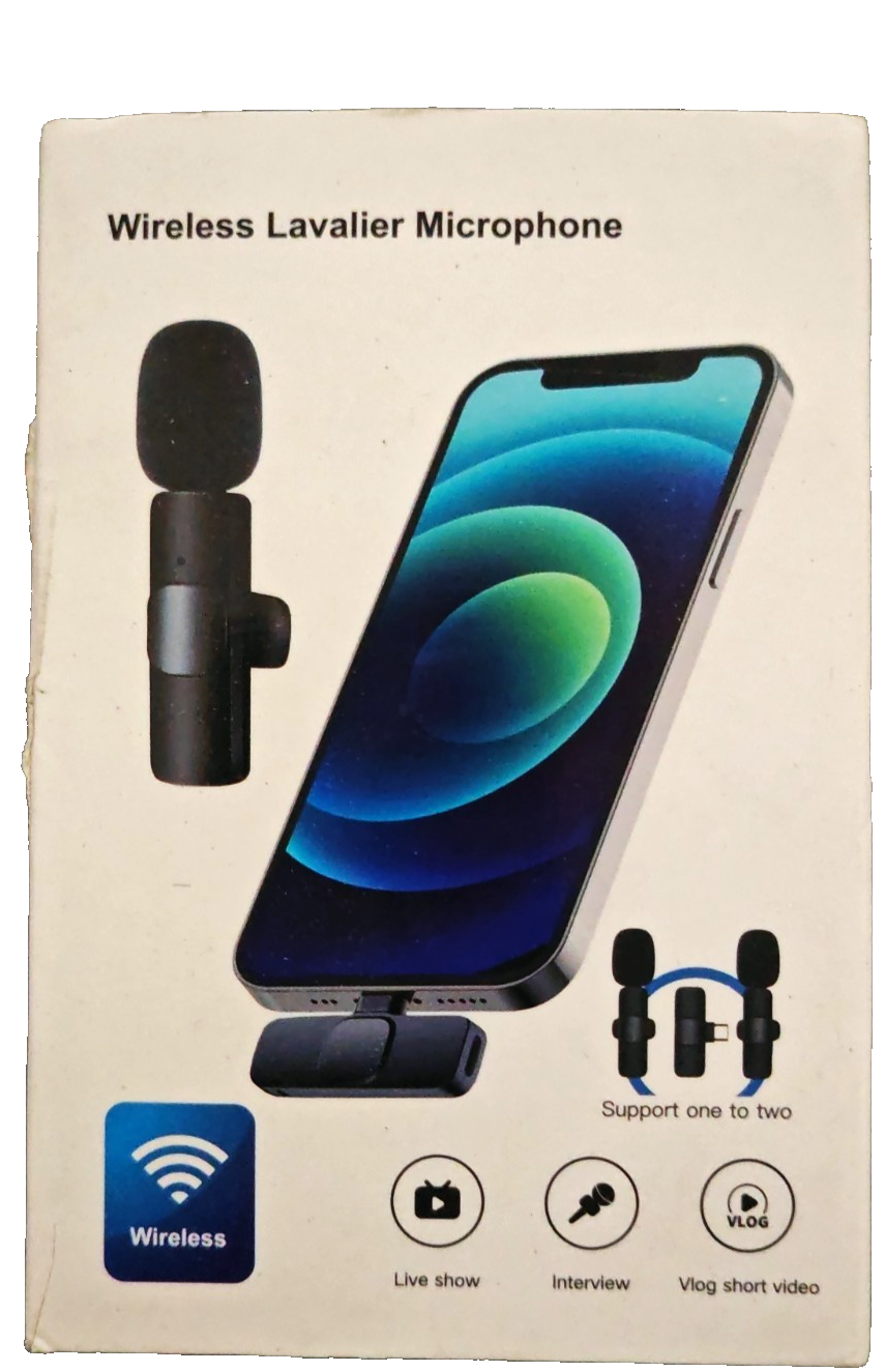 Kabelloses Lavalier Mikrofon USB-C Smartphone Plug & Play Ansteckmikrofon A8