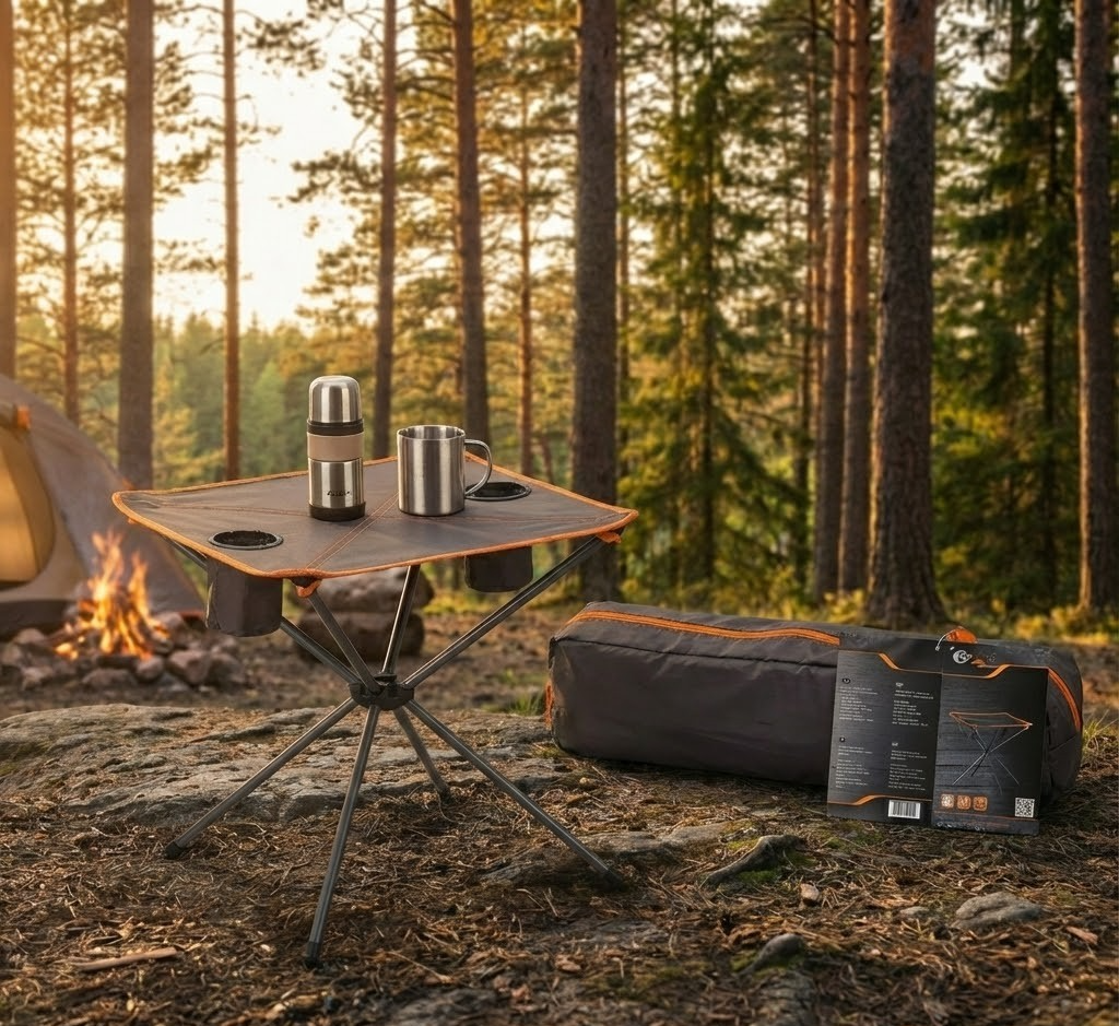 Portal Classic Range Trekking-Tisch 48x48x48 cm Klapptisch Outdoor