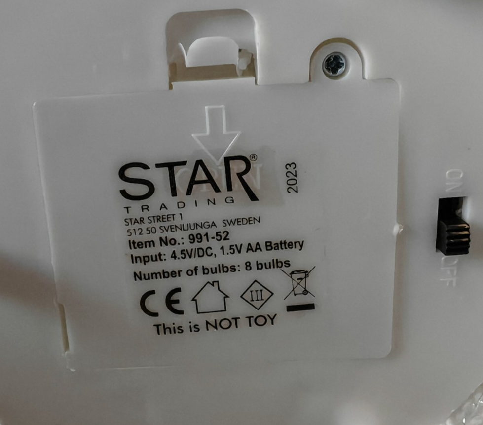 STAR Trading LED Schneemann 35 cm Weihnachtsdeko Beleuchtet Batteriebetrieb C5