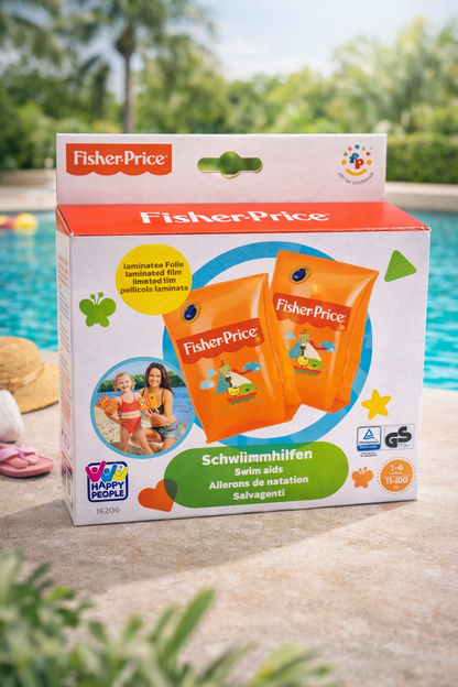 Happy People Schwimmflügel Kinder 1-6 Jahre Orange Schwimmhilfe