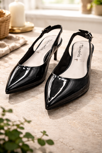 Tamaris Pumps Gr. 36 Schwarz – Elegant & bequem mit Anti-Shokk Absatz