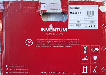 Inventum MN205S Mikrowelle 20 L – 700 W, Weiß, kompakt & zuverlässig