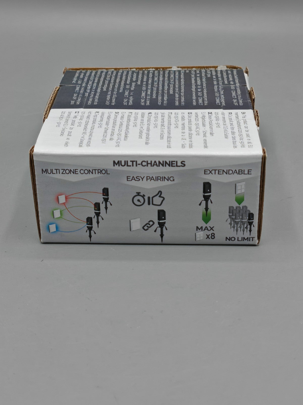 Easy Connect Funk-Wandschalter 67170 IP67 1-4 Zonen 433 MHz 3000 W Weiß inkl.