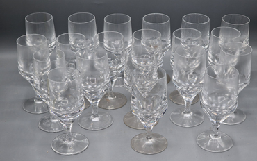 20x Antiquitäten Gläser Weingläser Vintage Kristall Sammlerstücke