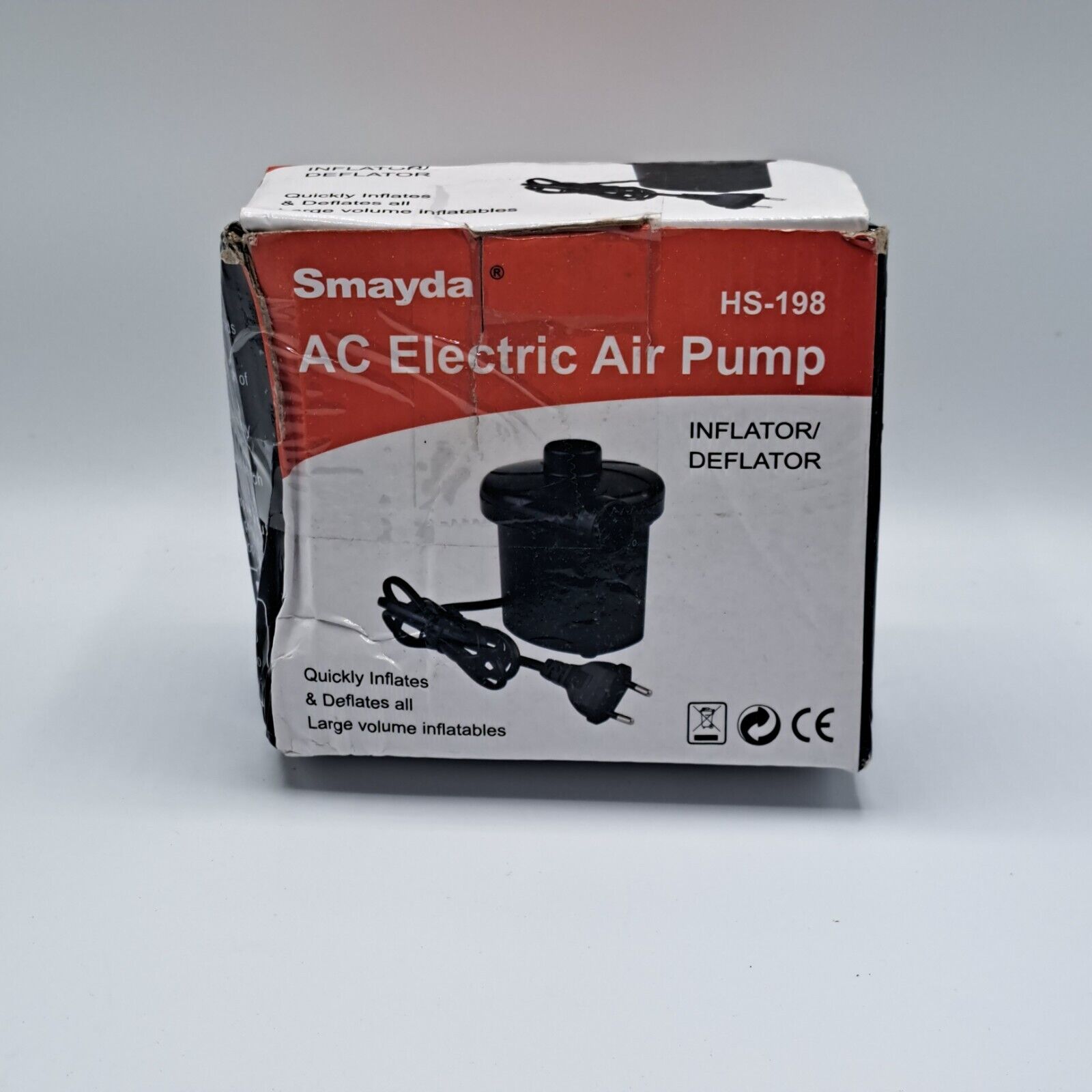 Smayda AC Electric Air Pump HS-198, Elektrische Luftpumpe, Neuwertige Retoure